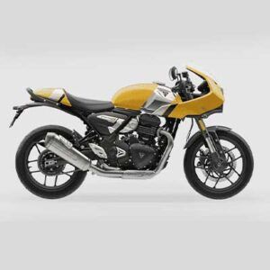 Triumph Thruxton 400 Metallic racing yellow