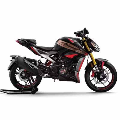 TVS Apache RTR 310 Black Champagne Gold Livery