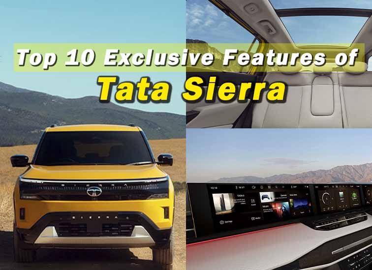 Top 10 Exclusive Features of the New 2025 Tata Sierra That No Other SUV Offers in Its Segment