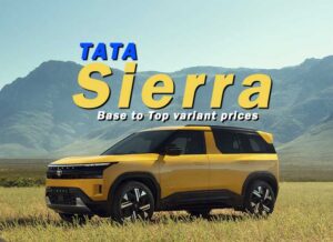 2025 Tata Sierra- Complete Price List From Base to Top Variants